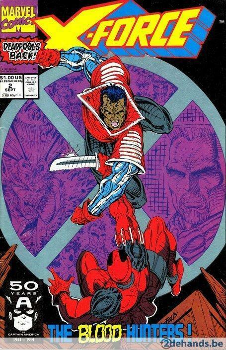 Marvel Comics - X-Force # 2 (Rob Liefeld, Deadpool), Boeken, Stripverhalen, Gelezen, Ophalen of Verzenden