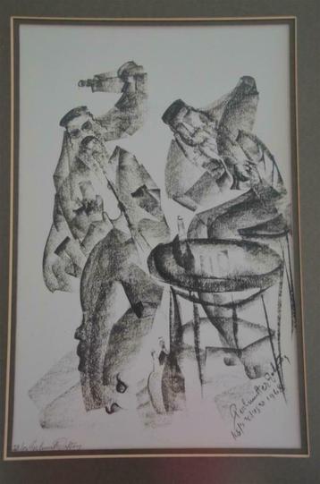 litho van Zoltan Perlmutter beschikbaar voor biedingen