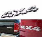 Chroom 4x4-logo / -badge voor op uw voertuig, Auto diversen, Tuning en Styling, Ophalen