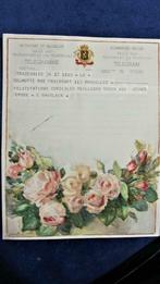 OUDE VERZONDEN TELEGRAM, Verzamelen, Ophalen of Verzenden, Gebruikt