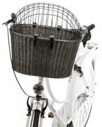Panier de vélo en polyrattan avec grille large pour guidon, Animaux & Accessoires, Enlèvement, Neuf