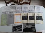 14 partitions de musique; Editions Schott, Utilisé, Enlèvement ou Envoi