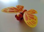 Joli jouet papillon avec mécanisme à remontoir - Orange, Utilisé, Enlèvement ou Envoi, Découverte