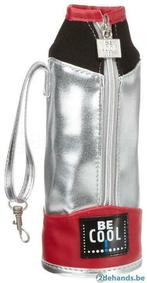 Be Cool Cooler voor fles 500ml zilver / rood, Caravans en Kamperen, Nieuw