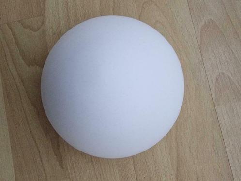 glazen lampenkap W6869/01/67 - Morgana, Huis en Inrichting, Lampen | Lampenkappen, Zo goed als nieuw, Minder dan 25 cm, Rond, Wit