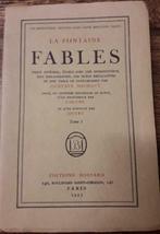 Fables de La Fontaine. Editions Bossard, Paris 1927, Comme neuf, La Fontaine, Enlèvement ou Envoi
