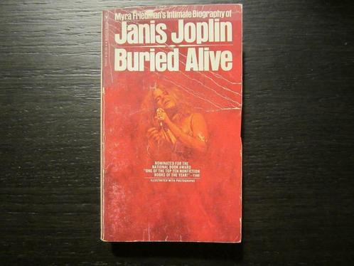 Janis Joplin  -Buried Alive-   Myra Friedman, Boeken, Muziek, Ophalen of Verzenden