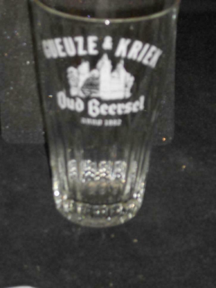 Bierglazen.Gueuze.Kriek.Lambic.Faro.Lindemans. D 96, Collections, Marques de bière, Comme neuf, Verre ou Verres, De Koninck, Enlèvement ou Envoi