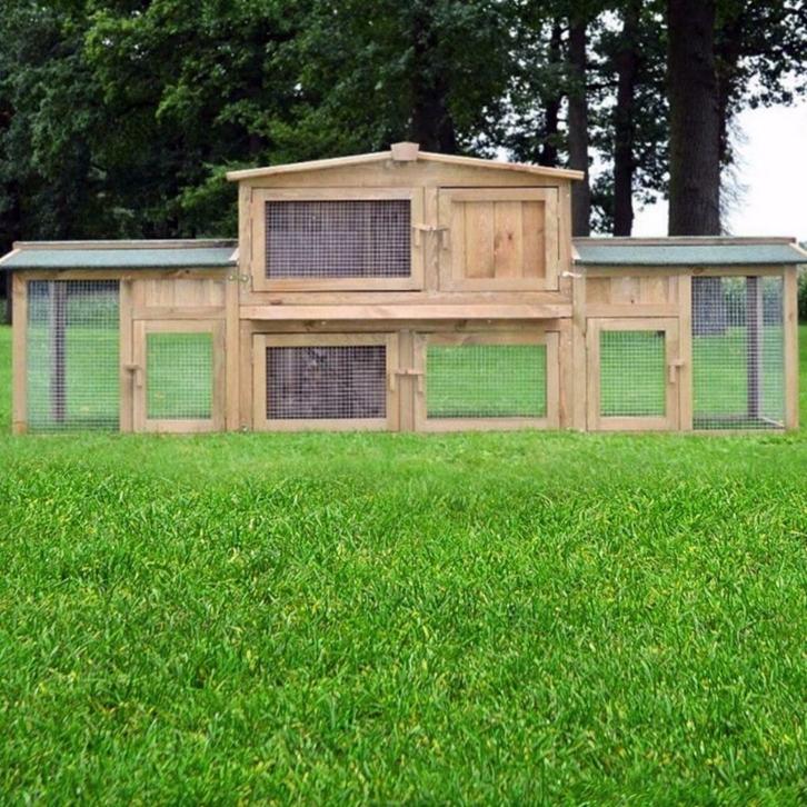 Poulailler abri poule clapier lapin enclos rongeur parc XXL, Animaux & Accessoires, Volatiles | Accessoires, Neuf, Poulailler