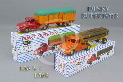 Dinky Super Toys - 36A + 36B - Willème Trucks - Atlas, Verzamelen, Speelgoed, Nieuw, Ophalen of Verzenden