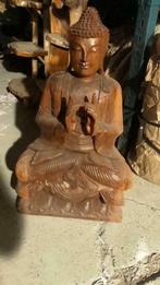Bouddha en bois de suar 80 cm, Maison & Meubles, Enlèvement ou Envoi, Neuf
