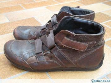 schoenen leder bruin Olivier Strelli maat 42, Gedragen, Bruin, Veterschoenen