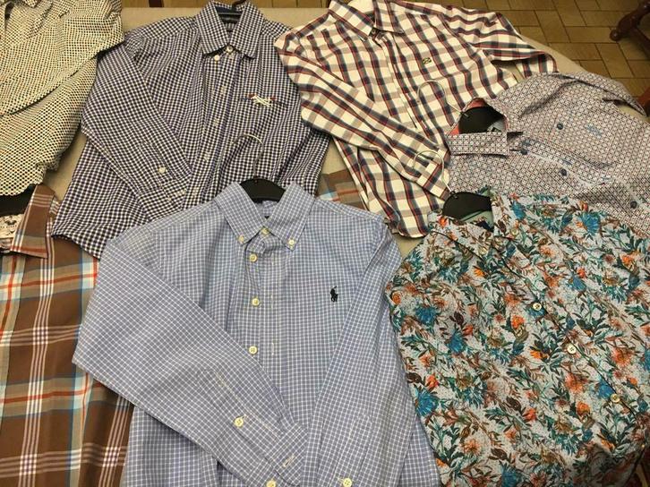 Jongenshemdjes maat 128 # merken, Kinderen en Baby's, Kinderkleding | Maat 128, Zo goed als nieuw, Jongen, Overhemd of Blouse