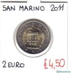 2 euro 2011  san marino    zeldzaam!!!, Postzegels en Munten, Munten | Europa | Euromunten, 2 euro, San Marino, Ophalen of Verzenden