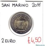 2 euro 2011  san marino    zeldzaam!!!, Postzegels en Munten, Ophalen of Verzenden, San Marino, 2 euro