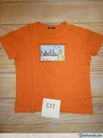 Oranje T-shirt Tintin - Maat 128, Utilisé