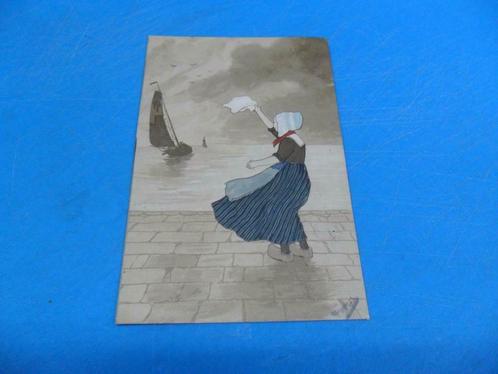 Ansichtkaart geplaatst in 1907 Kostuum staat thema zie 2 fot, Verzamelen, Postkaarten | Themakaarten, Gelopen, Voor 1920, Klederdracht