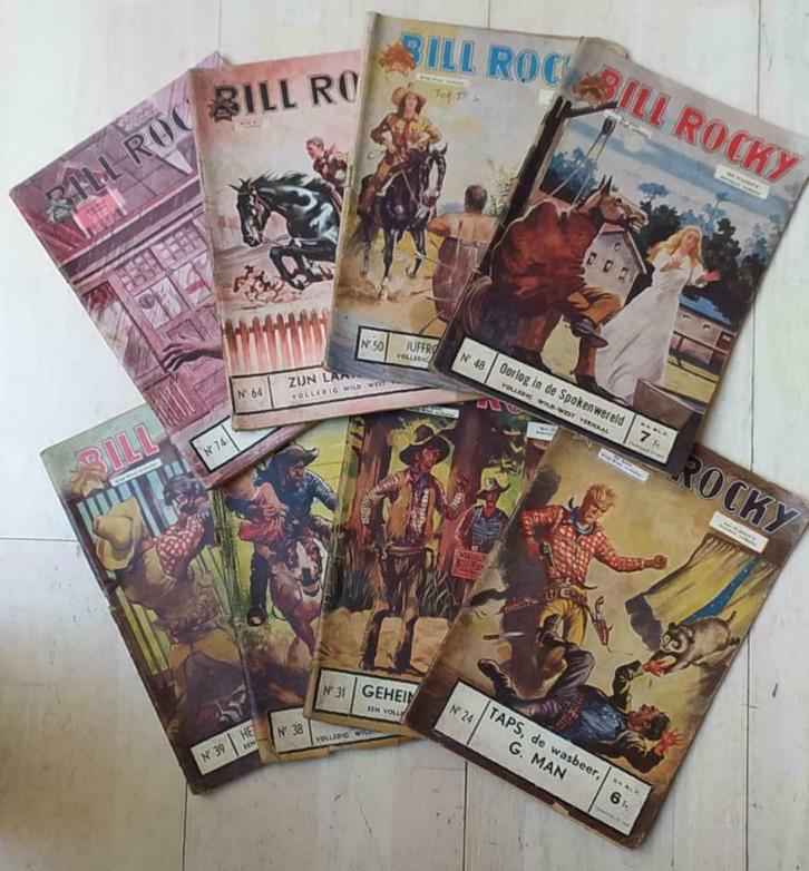 Bill Rocky boekjes, Antiek en Kunst, Antiek | Boeken en Manuscripten, Ophalen of Verzenden