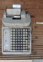 Vintage jaren '50 rekenmachine Burroughs met printrol, Verzamelen, Ophalen