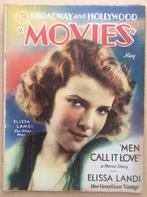 Broadway and Hollywood "Movies" (May 1931) Elissa Landi, Boeken, Tijdschriften en Kranten, Ophalen of Verzenden