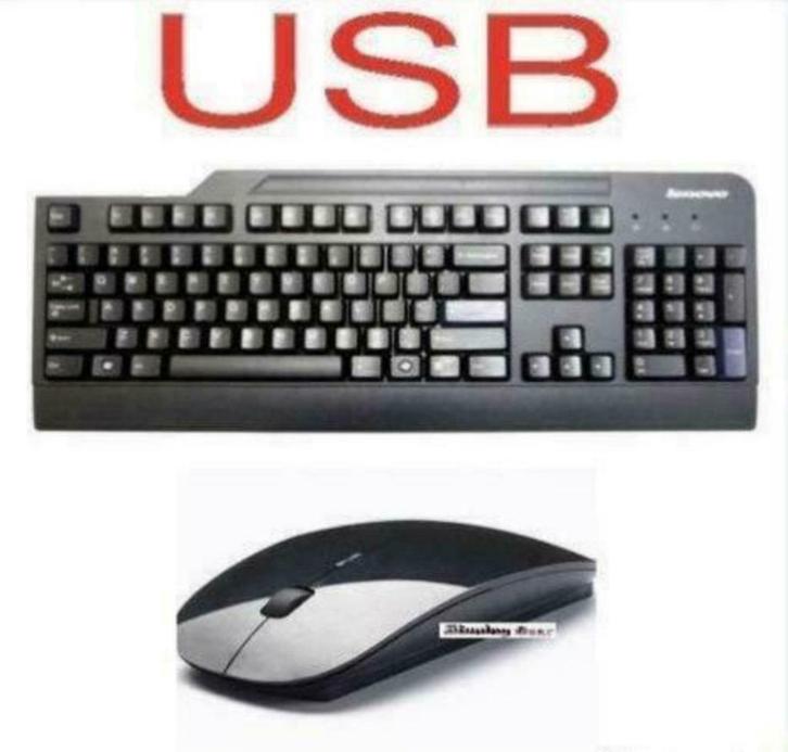 Topkwaliteit Lenovo Toetsenbord & Draadloze USB Design Muis, Computers en Software, Toetsenborden, Nieuw, Ophalen of Verzenden