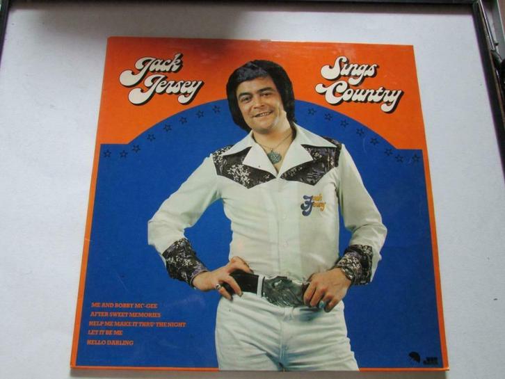 LP. Jack Jersey, Sings Country, Cd's en Dvd's, Vinyl | Country en Western, Gebruikt, 12 inch, Verzenden