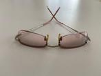 Lunettes femme rectangulaire "Lemon" avec reflet rose nacré, Rose, Utilisé, Enlèvement ou Envoi, Lunettes