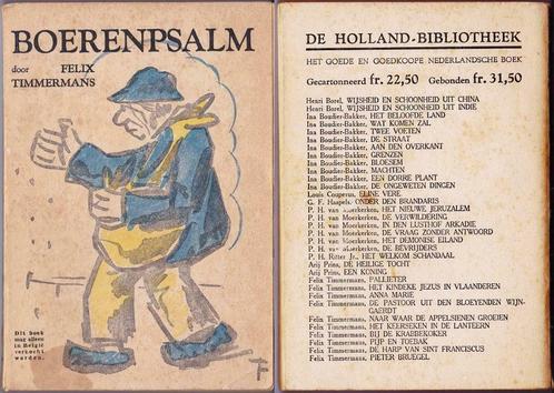 Boerenpsalm - Timmermans, Felix, Antiek en Kunst, Antiek | Boeken en Manuscripten, Ophalen of Verzenden