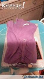 Nieuwe pyjama en trui met knopen mer du nord (8 jaar), Kleding | Dames, Ophalen of Verzenden, Nieuw, Paars
