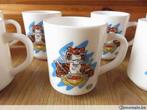 vintage 10 superbes mug tasse tigre esso en arcopal, Nieuw, Kop(pen) en/of Schotel(s)