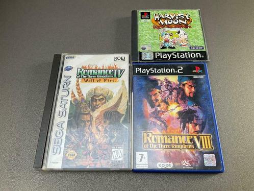 Romance of three kingdoms Sega saturn & PlayStation 2, Games en Spelcomputers, Games | Sony PlayStation 4, Zo goed als nieuw, Strategie en Constructie