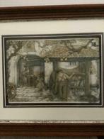 anton pieck 3 D werk  de smid, Ophalen of Verzenden