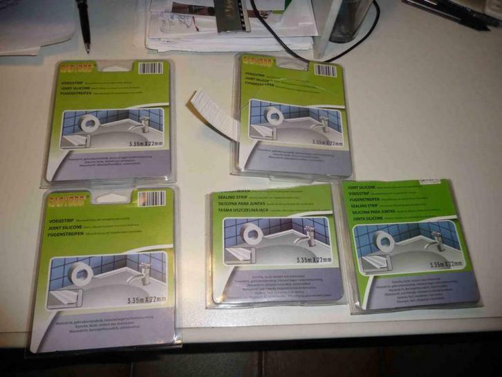 ruban silicone pour joints sanitaires,, Doe-het-zelf en Bouw, Overige Doe-Het-Zelf en Bouw, Nieuw, Ophalen of Verzenden