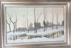 Schilderij A.Embrechts 1.55m x 1.09m met certificaat, Antiek en Kunst, Kunst | Schilderijen | Modern, Ophalen of Verzenden