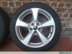 4 alu velgen 17" met winterbanden voor clk of andere, Auto-onderdelen, Gebruikt, Velg(en)