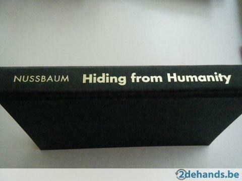 Martha C. Nussbaum - Hiding from Humanity, Boeken, Politiek en Maatschappij, Gelezen, Maatschappij en Samenleving, Ophalen