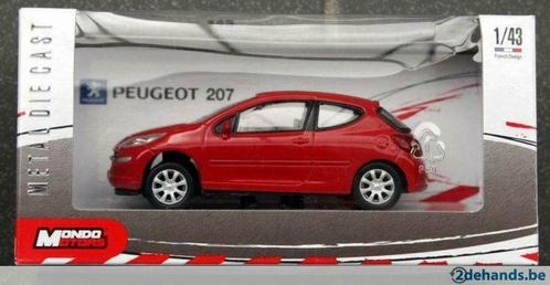 Peugeot 207 1/43 Mondo Motors, Hobby & Loisirs créatifs, Modélisme | Voitures & Véhicules, Neuf, Voiture, Enlèvement ou Envoi