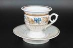 Tasse et sous tasse en porcelaine 19 ème (circa 1880), Enlèvement ou Envoi