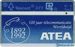 Telefoonkaart België ATEA P255 201L gebruikt, Verzamelen, Telefoonkaarten, Verzenden