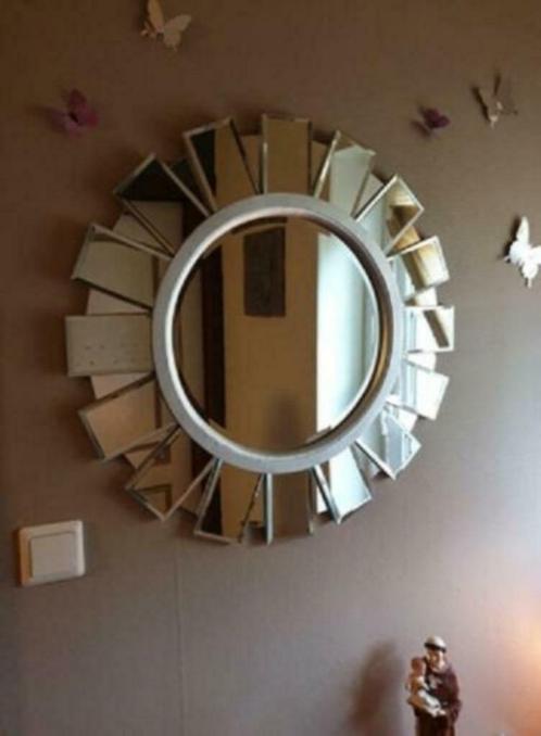 Magnifique ensemble miroir et lampadaire DESIGN J-LINE, Maison & Meubles, Lampes | Lampadaires, Comme neuf, 100 à 150 cm, Métal