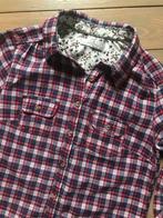 Houthakkershemd blouse met ruitjes maat XS, Comme neuf, Taille 34 (XS) ou plus petite, Bleu, Springfield