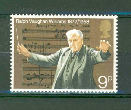 Groot-Brittannië 1972 Componist Ralph Vaughan Williams **, Timbres & Monnaies, Timbres | Europe | Royaume-Uni, Non oblitéré, Envoi