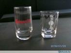 2 borrel glazen, Ophalen of Verzenden, Nieuw, Glas of Glazen