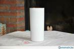 vase tube blanc terre cuite design, Utilisé, Enlèvement ou Envoi, Blanc