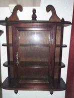 Antiek hangende vitrinekast, Huis en Inrichting, Ophalen, Gebruikt