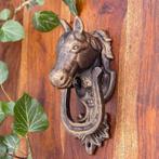 Rustieke deurklopper paard hoefijzer-landelijke stijl-klopp, Nieuw, Ophalen of Verzenden