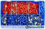 Assortiment kabelschoenen rood-blauw 550-delig, Ophalen of Verzenden, Nieuw