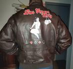 leren pilotenjack, Ophalen of Verzenden, Zo goed als nieuw, Maat 56/58 (XL), Bruin