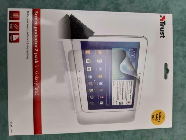 NIEUW Screen protector 2-pack for Galaxy Tab3, Informatique & Logiciels, Ordinateurs & Logiciels Autre, Neuf, Enlèvement ou Envoi