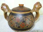 Aardewerk pot Jallpa Peru curiosa kunst 1988 Aardewerk Peru, Antiek en Kunst, Ophalen of Verzenden